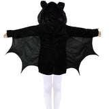 Maxbell Hooded Halloween Bat Costume Fancy Dress Girls Cosplay Boys Carnival 130