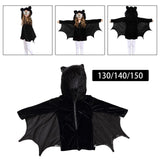 Maxbell Hooded Halloween Bat Costume Fancy Dress Girls Cosplay Boys Carnival 130