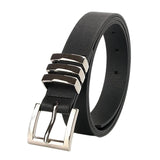 Maxbell Fashion Women Belt Waistband Trouser Female PU Leather Waist Belt Dress Black