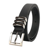 Maxbell Fashion Women Belt Waistband Trouser Female PU Leather Waist Belt Dress Black