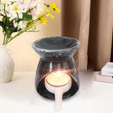 Maxbell Tealight Candle Holder Melt Bedroom Yoga Warmer Essential Oil Burner