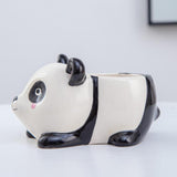 Maxbell Ceramic Animal Succulent Planter Pot Housewarming Gifts for Garden Handmade Panda
