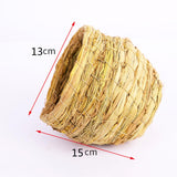 Maxbell Handwoven Bird Nest Bed Comfortable Breathable for Breeding Garden Patio L