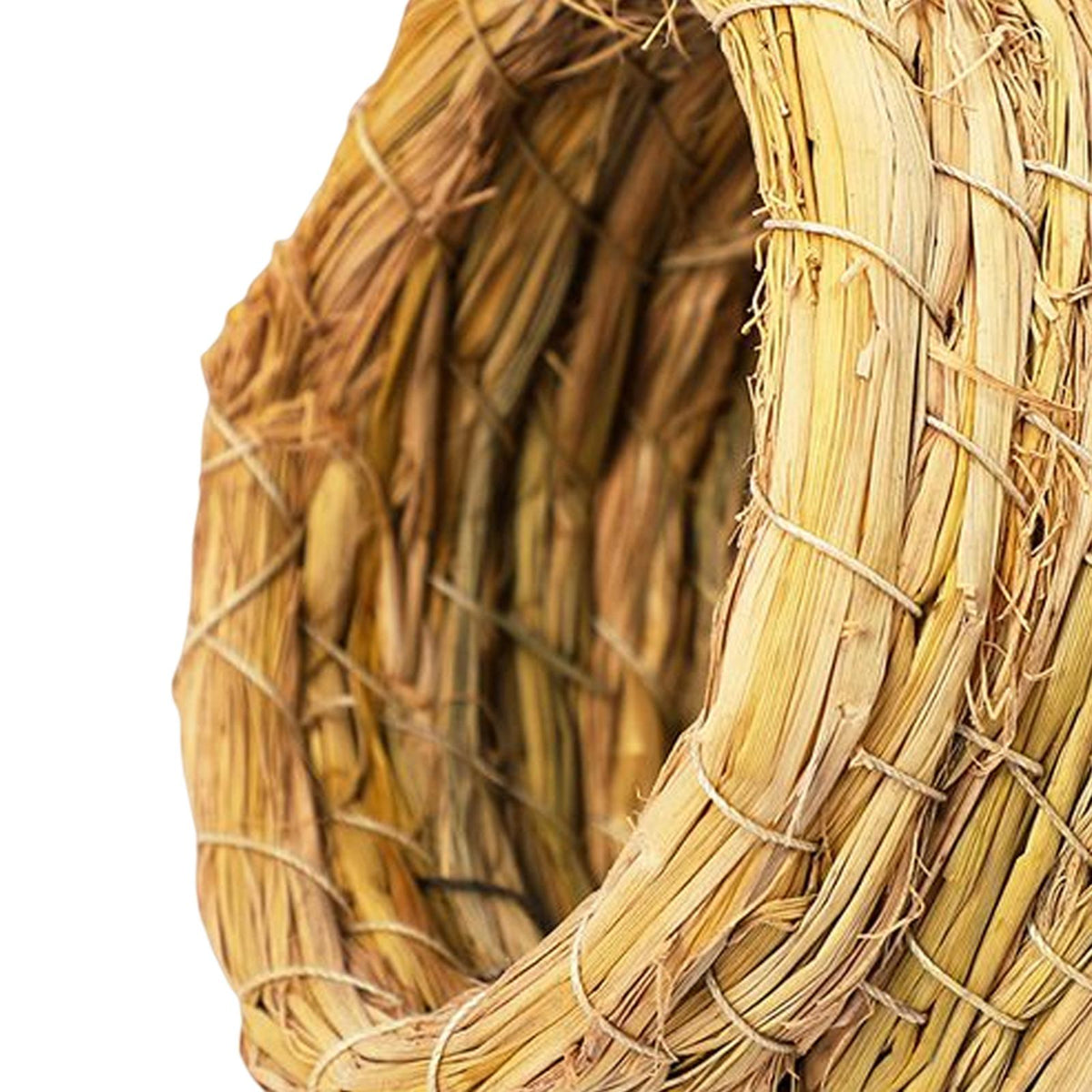 Maxbell Handwoven Bird Nest Bed Comfortable Breathable for Breeding Garden Patio S