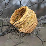 Maxbell Handwoven Bird Nest Bed Comfortable Breathable for Breeding Garden Patio S