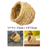 Maxbell Handwoven Bird Nest Bed Comfortable Breathable for Breeding Garden Patio S