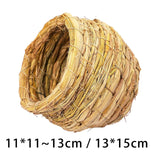 Maxbell Handwoven Bird Nest Bed Comfortable Breathable for Breeding Garden Patio S