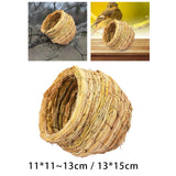 Maxbell Handwoven Bird Nest Bed Comfortable Breathable for Breeding Garden Patio S