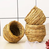Maxbell Handwoven Bird Nest Bed Comfortable Breathable for Breeding Garden Patio S