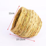 Maxbell Handwoven Bird Nest Bed Comfortable Breathable for Breeding Garden Patio S