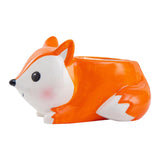 Maxbell Ceramic Animal Succulent Planter Pot Housewarming Gifts for Garden Handmade Fox