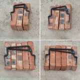 Maxbell Brick Steel Clamp Reusable Sturdy Portable Clamping Supplies Heavy Duty M