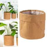 Maxbell Shopping Kraft Paper Bags Flowerpot Container Washable Home Kitchen L