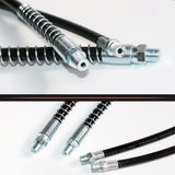 Maxbell greasing Gun Hoses Professional Accessories Manual greasing Tools Kit Fitting Black 30cm
