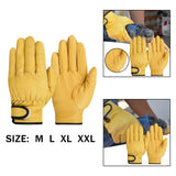 Maxbell 1 Pair Gardening Gloves High Dexterity Breathable for Rose Pruning Thorn M