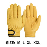 Maxbell 1 Pair Gardening Gloves High Dexterity Breathable for Rose Pruning Thorn M