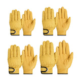Maxbell 1 Pair Gardening Gloves High Dexterity Breathable for Rose Pruning Thorn M