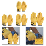 Maxbell 1 Pair Gardening Gloves High Dexterity Breathable for Rose Pruning Thorn M