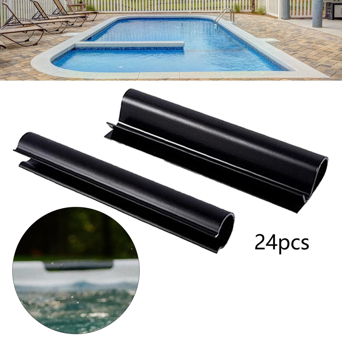 Maxbell 24x pool lid Clamps for clothes Greenhouse Film Cover Clips female and male