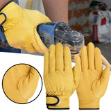 Maxbell 1 Pair Gardening Gloves High Dexterity Breathable for Rose Pruning Thorn  XL