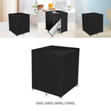 Maxbell IBC Water Tank Protective Cover Waterproof Ton Barrel Cover Dustproof Black 300L