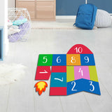 Maxbell Hopscotch Floor Stickers Lattice Number Game Kindergarten Children Game Toy B