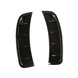 Maxbell Front Bumper Air Outlet Trim Cover for Mercedes-Benz A Class W177 Black