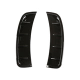 Maxbell Front Bumper Air Outlet Trim Cover for Mercedes-Benz A Class W177 Black