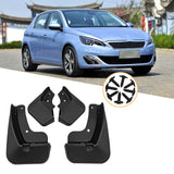 Maxbell 4x Car Mudguard Spare Parts Durable Fenders for Peugeot 308S 2014-2019