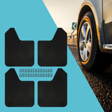 Maxbell 4Pack Mudflaps Flaps Front and Rear Black Universal for Truck Pickup Car