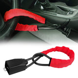 Maxbell Automotive Car Steering Wheel Lock Seat lock Quick to Fit and Remove Red