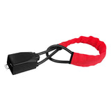 Maxbell Automotive Car Steering Wheel Lock Seat lock Quick to Fit and Remove Red