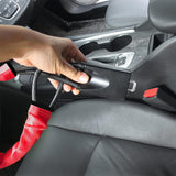 Maxbell Automotive Car Steering Wheel Lock Seat lock Quick to Fit and Remove Red