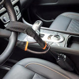 Maxbell Automotive Car Steering Wheel Lock Seat lock Quick to Fit and Remove Black