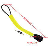 Maxbell Automotive Car Steering Wheel Lock Seat lock Quick to Fit and Remove Yellow