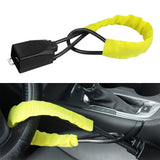Maxbell Automotive Car Steering Wheel Lock Seat lock Quick to Fit and Remove Yellow