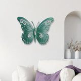 Maxbell Butterfly Wall Decor Hanging Butterflies for Bedroom Outdoor Indoor Patio Dark Green
