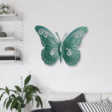 Maxbell Butterfly Wall Decor Hanging Butterflies for Bedroom Outdoor Indoor Patio Dark Green