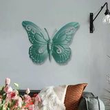 Maxbell Butterfly Wall Decor Hanging Butterflies for Bedroom Outdoor Indoor Patio Dark Green