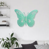 Maxbell Butterfly Wall Decor Hanging Butterflies for Bedroom Outdoor Indoor Patio Green