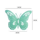 Maxbell Butterfly Wall Decor Hanging Butterflies for Bedroom Outdoor Indoor Patio Green