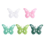 Maxbell Butterfly Wall Decor Hanging Butterflies for Bedroom Outdoor Indoor Patio White