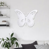 Maxbell Butterfly Wall Decor Hanging Butterflies for Bedroom Outdoor Indoor Patio White