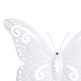 Maxbell Butterfly Wall Decor Hanging Butterflies for Bedroom Outdoor Indoor Patio White