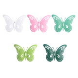 Maxbell Butterfly Wall Decor Hanging Butterflies for Bedroom Outdoor Indoor Patio White