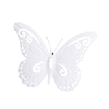 Maxbell Butterfly Wall Decor Hanging Butterflies for Bedroom Outdoor Indoor Patio White