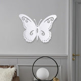 Maxbell Butterfly Wall Decor Hanging Butterflies for Bedroom Outdoor Indoor Patio White