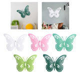 Maxbell Butterfly Wall Decor Hanging Butterflies for Bedroom Outdoor Indoor Patio White