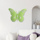 Maxbell Butterfly Wall Decor Hanging Butterflies for Bedroom Outdoor Indoor Patio Light Green