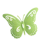 Maxbell Butterfly Wall Decor Hanging Butterflies for Bedroom Outdoor Indoor Patio Light Green